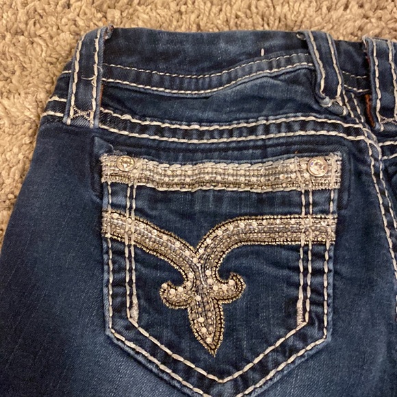 Rock RevivalJeans Sz 26 Blue Distressed Whisper New w/out Tags - Picture 9 of 14